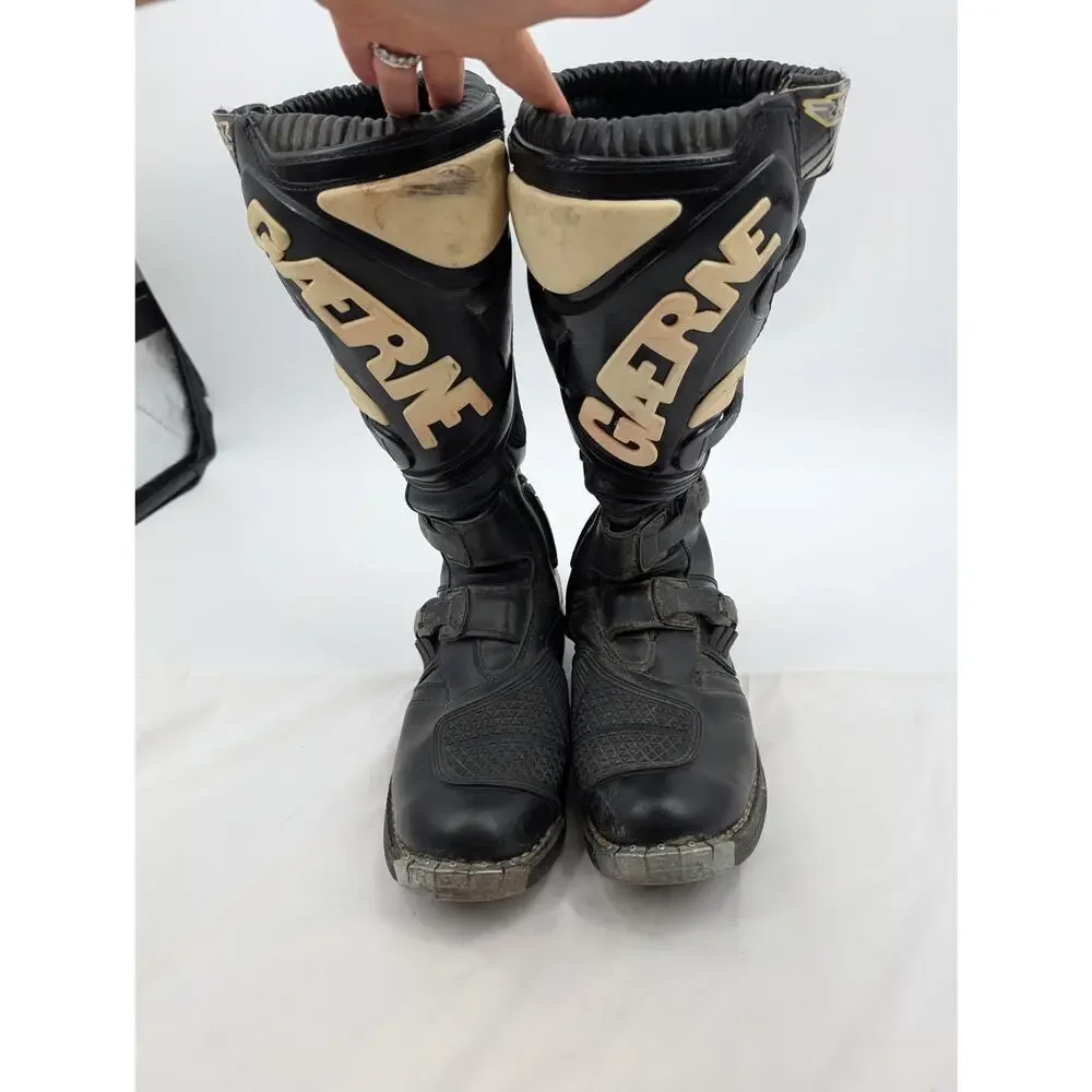 Gaerne Black Men's Off-Road Motorcycle Boot Size 12 Racing Biker Racer Moto **